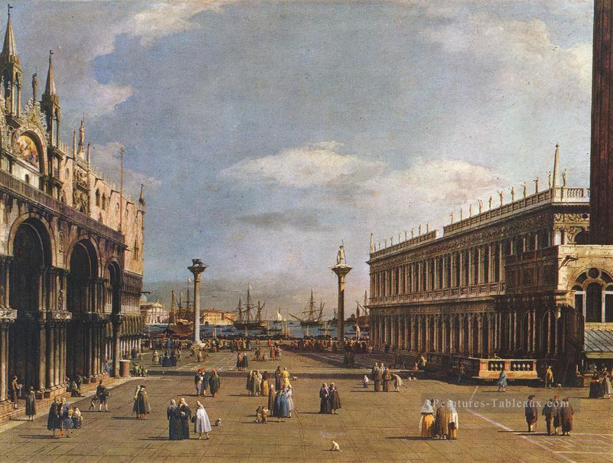 La Piazzetta Canaletto Peintures à l'huile